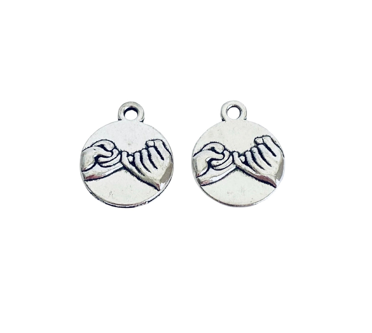 Base Metal Pinky Swear Charm