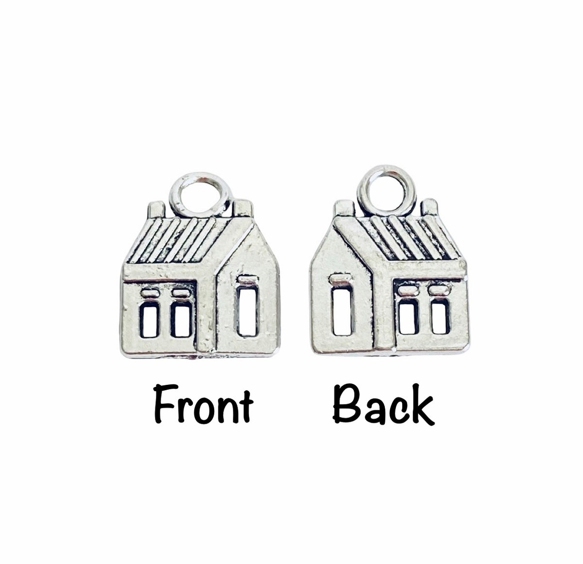 Base Metal House Charm