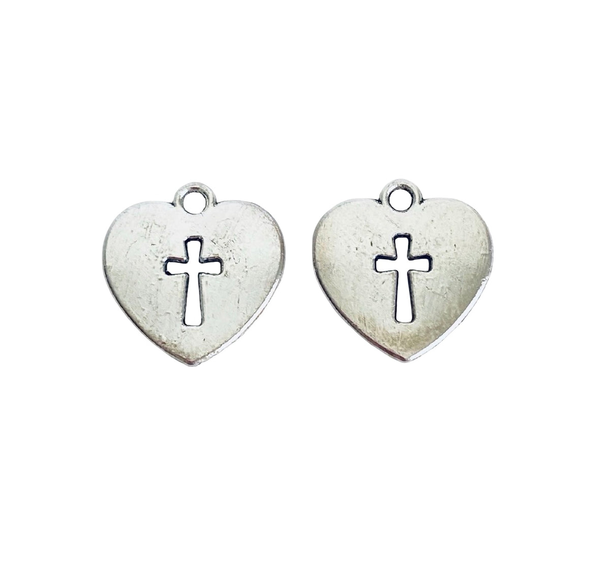 Base Metal Cross Charm