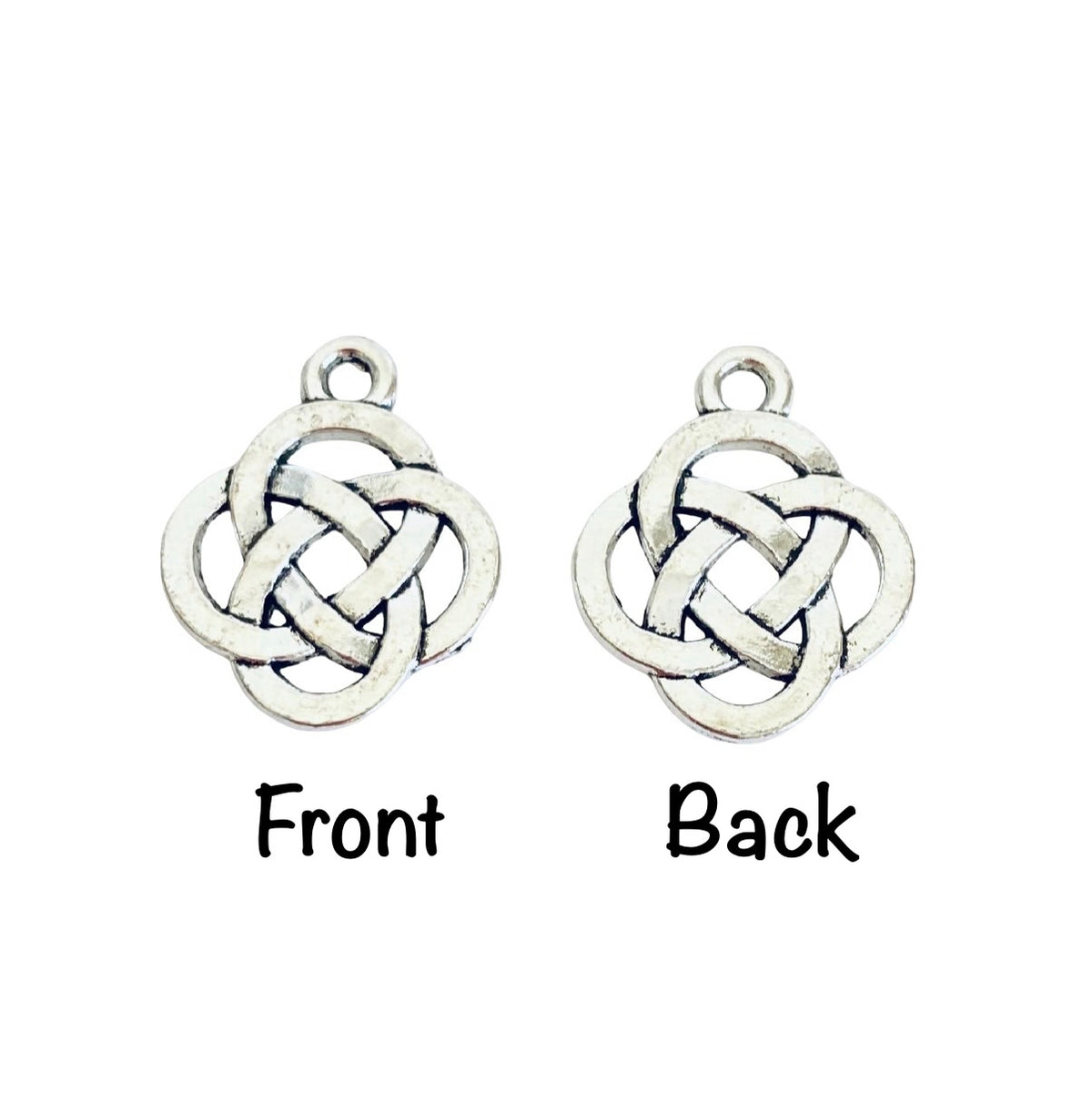 Base Metal Celtic Knot Charm
