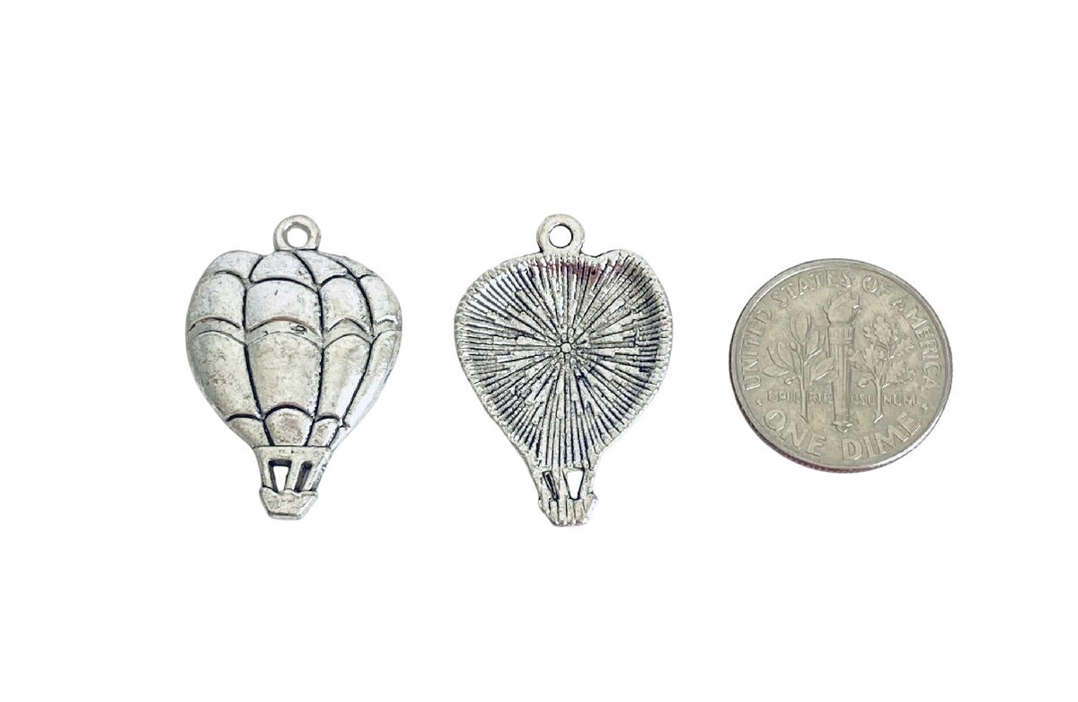 Base Metal Hot Air Balloon Charms