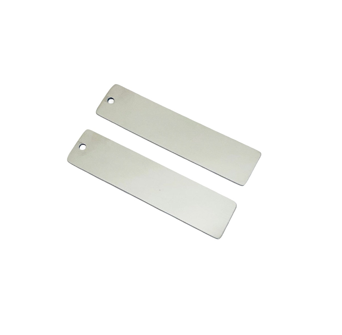 Shiny Stainless Steel Long Blank • 12mm x 50mm