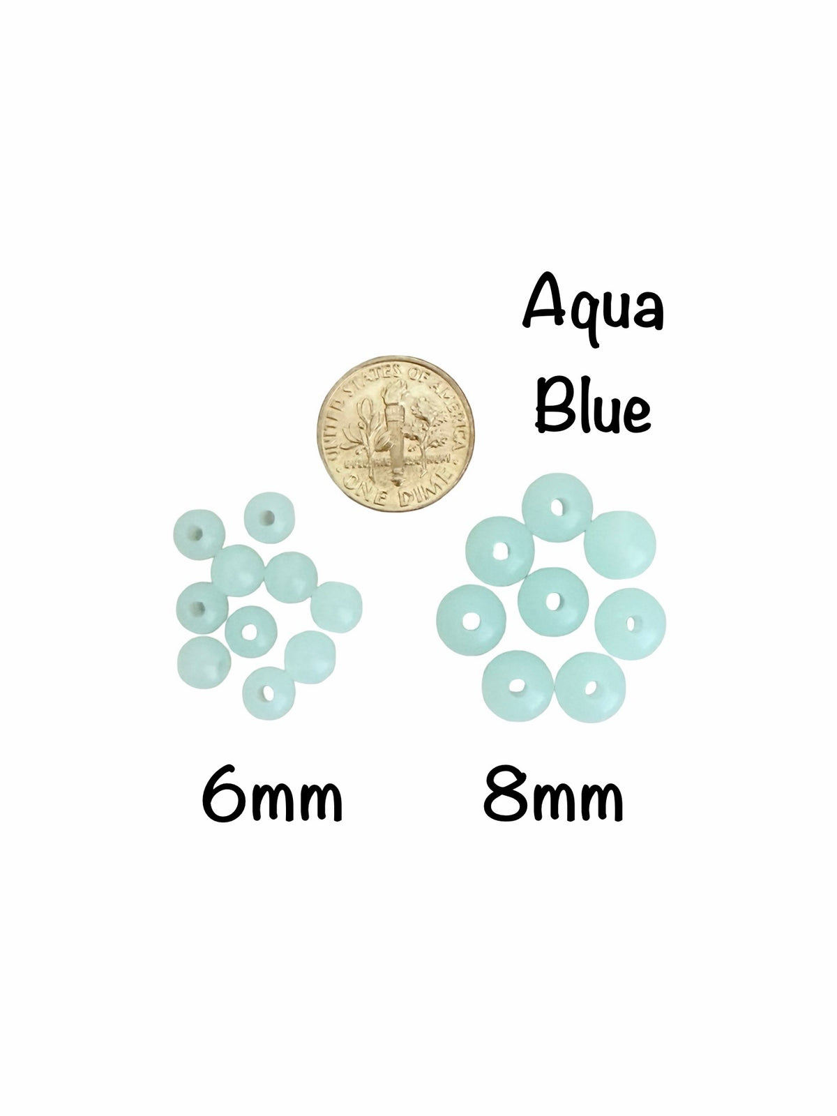 Acrylic Round Beads • Solid or Random Mix of Translucent Colors • 6mm, 8mm & 10mm Round Beads for Jewelry Making