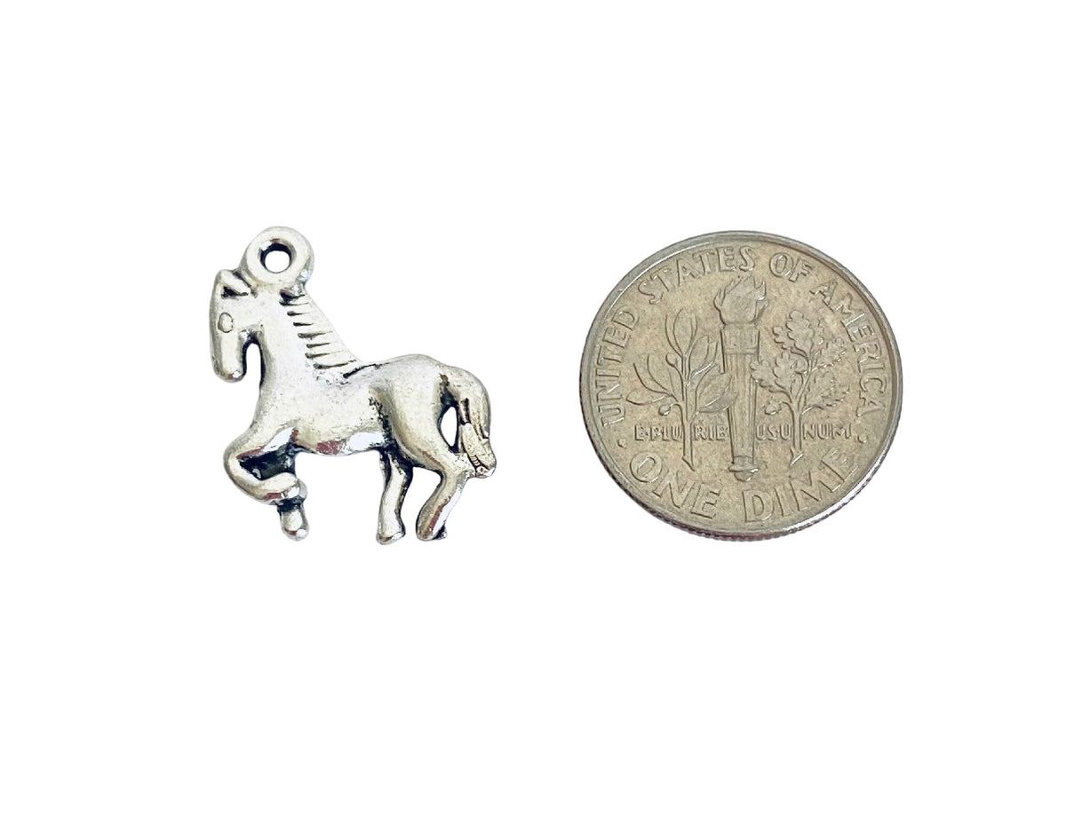 Base Metal Pony Charm