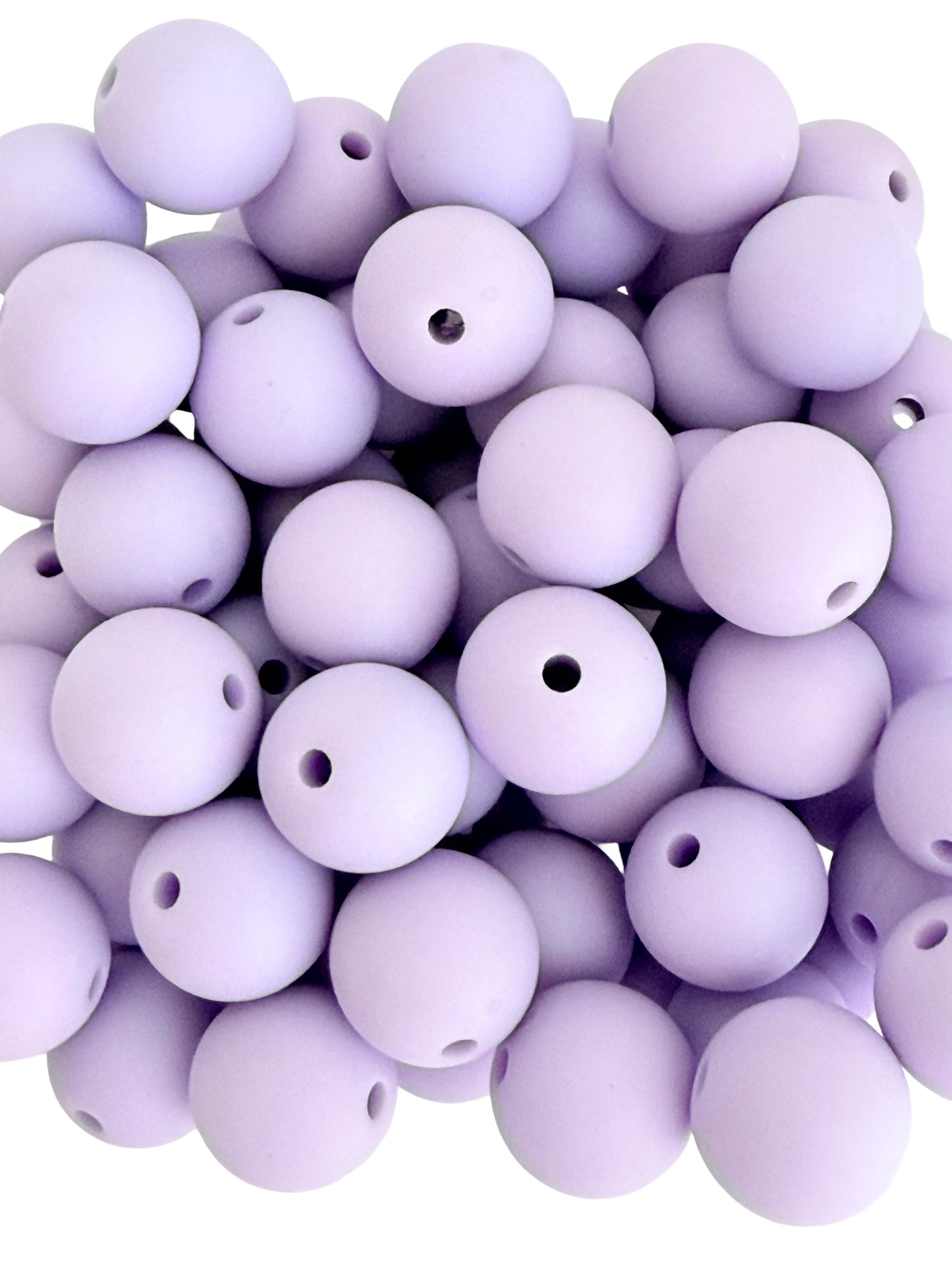 Matte Light Purple Acrylic Round Beads • 6mm, 8mm, 10mm & 13mm