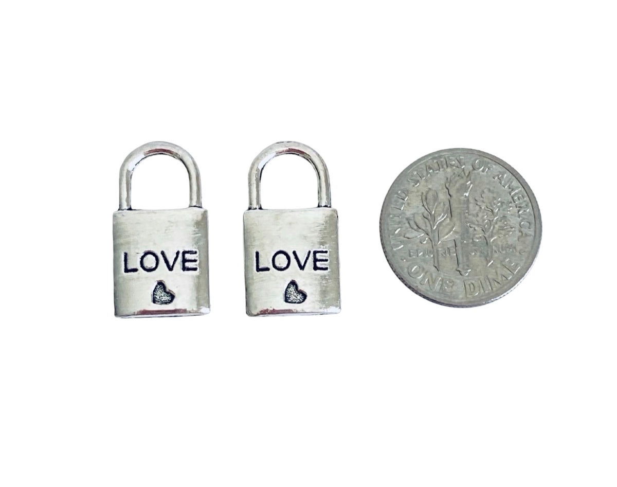 Base Metal Lock Charms