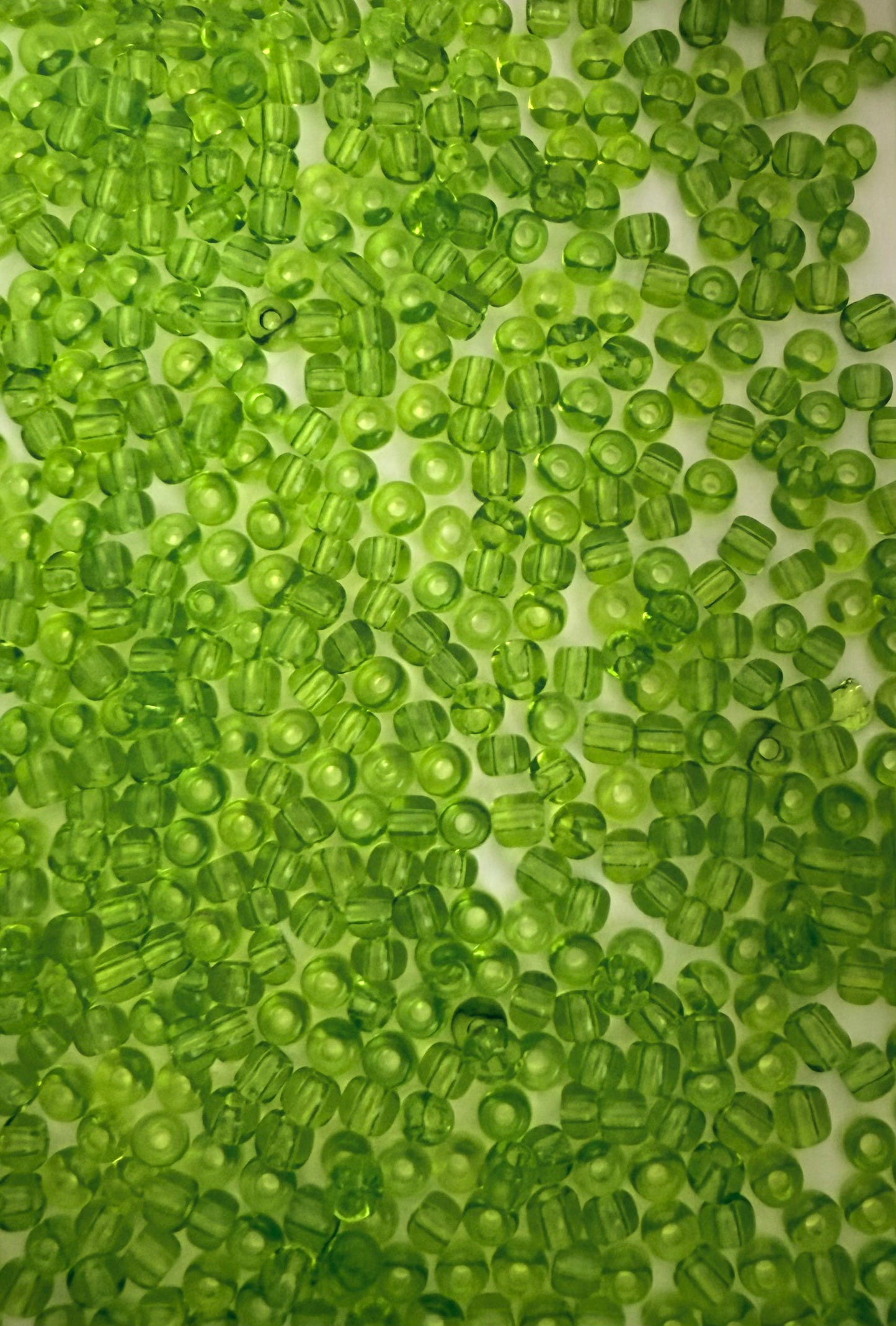 3mm Green Seed Beads • Lime Green & Dark Green Glass Beads for Jewelry Making, DIY Crafts