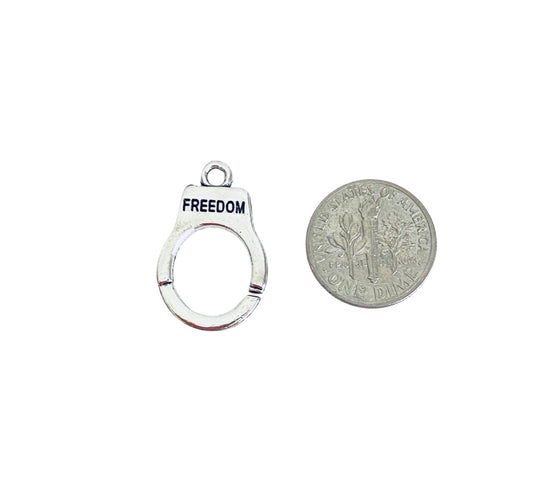 Base Metal Handcuff Charms