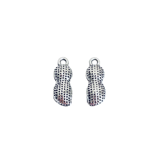 Base Metal Small Peanut Charm
