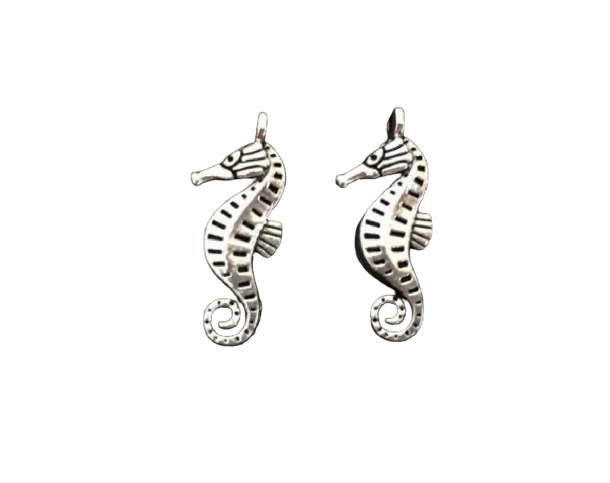 Base Metal Seahorse Charm