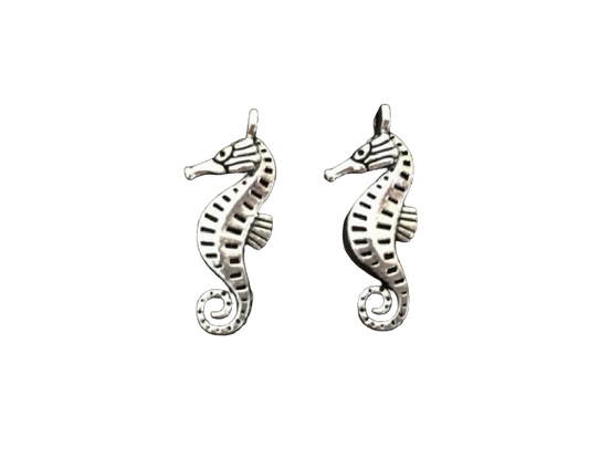 Base Metal Seahorse Charm