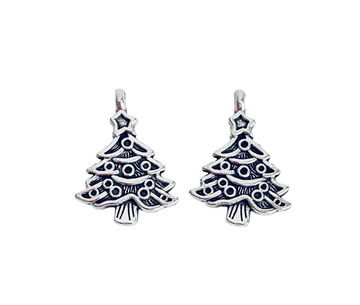 Base Metal Christmas Tree Charm