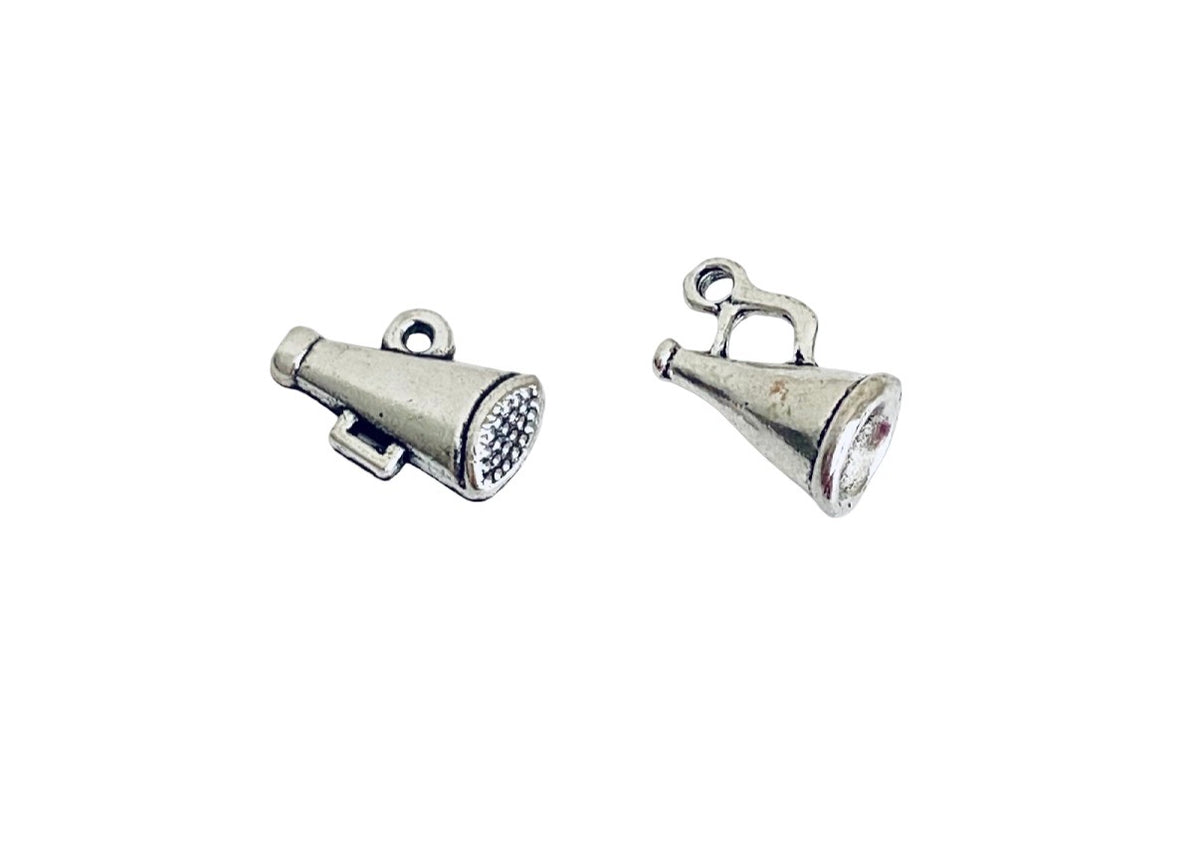 Base Metal Megaphone Charms
