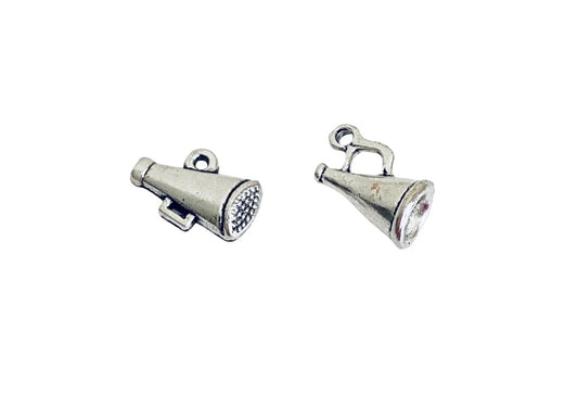 Base Metal Megaphone Charms