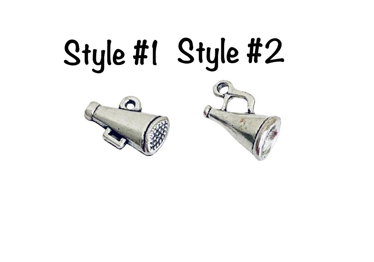 Base Metal Megaphone Charms