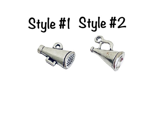 Base Metal Megaphone Charms