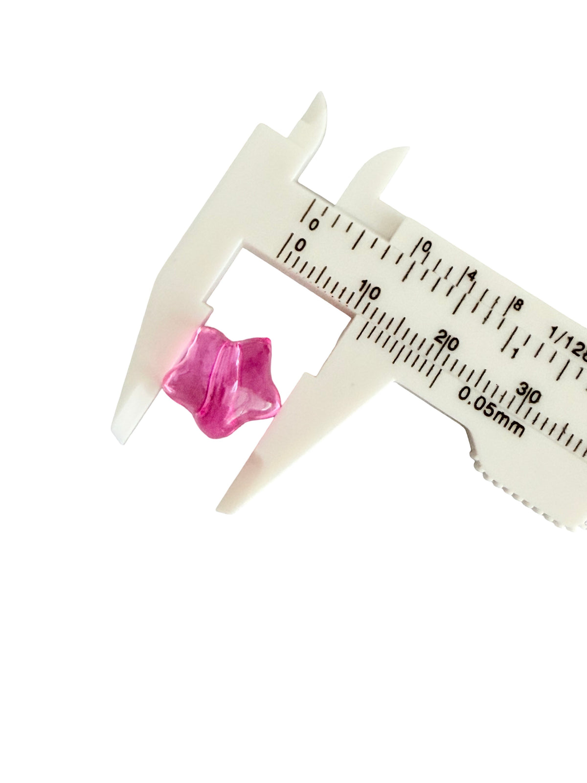 12mm Acrylic Puffy Star Beads • Random Assortment of Transparent or Matte Finish • Star Beads for Jewelry Making