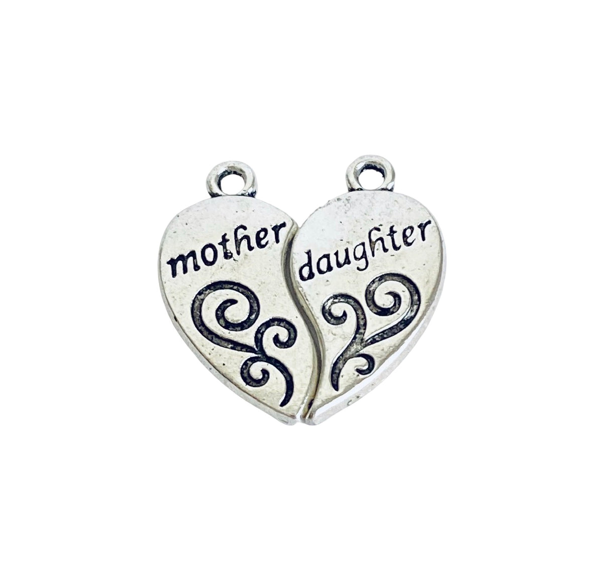 Base Metal Mother & Daughter Charms