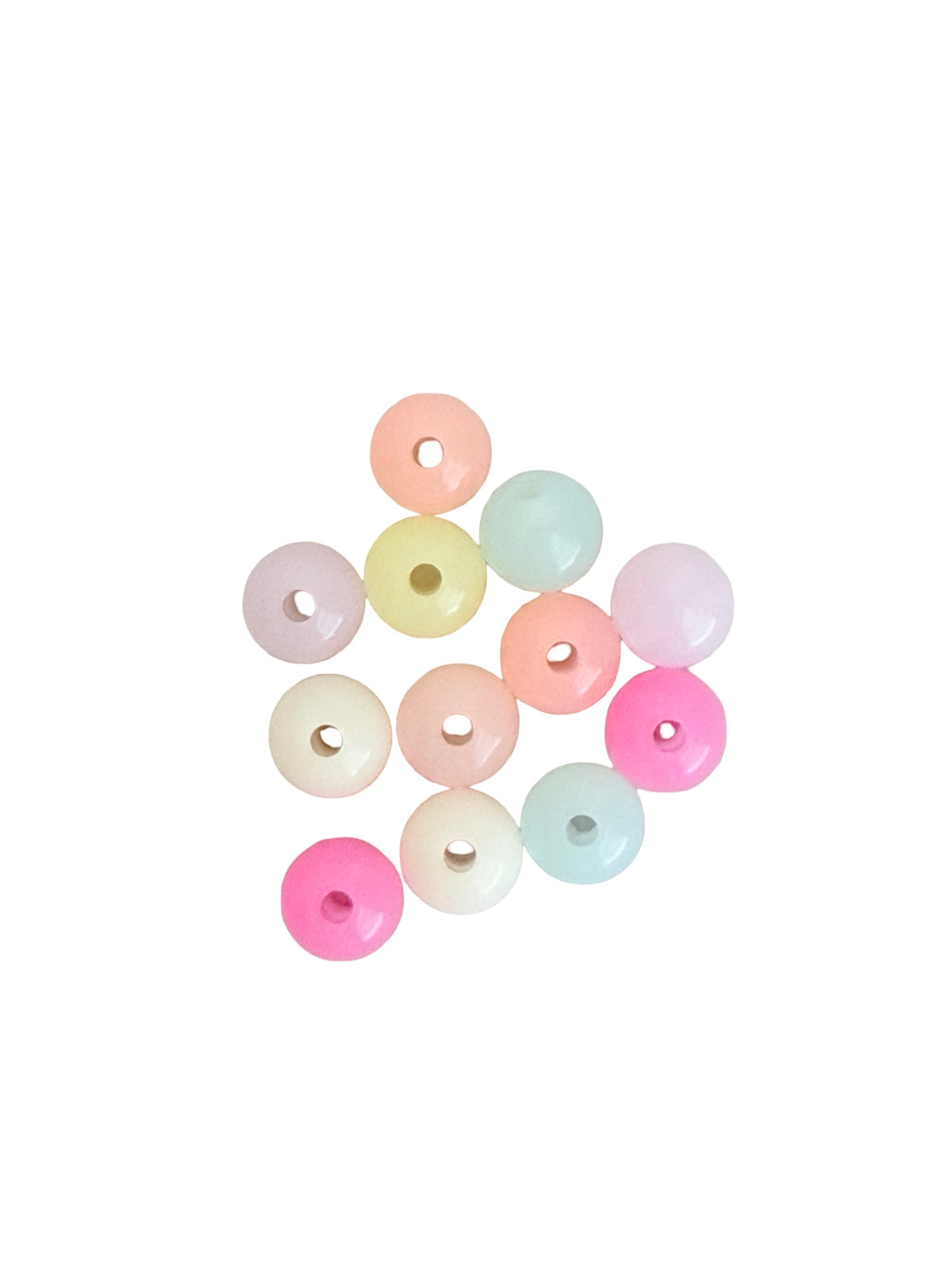 Acrylic Round Beads • Solid or Random Mix of Translucent Colors • 6mm, 8mm & 10mm Round Beads for Jewelry Making
