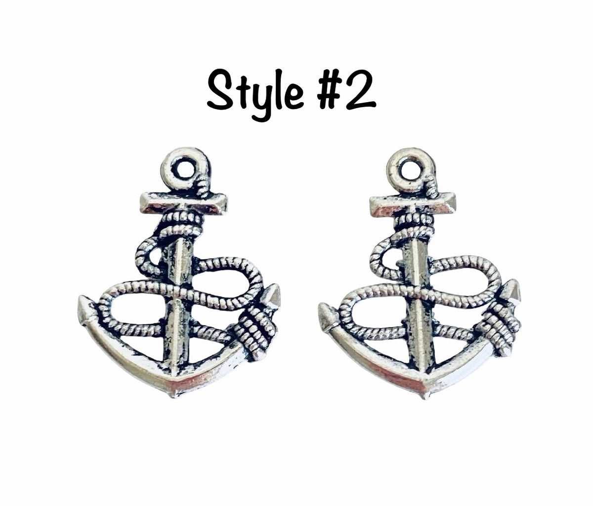 Base Metal Anchor Charms