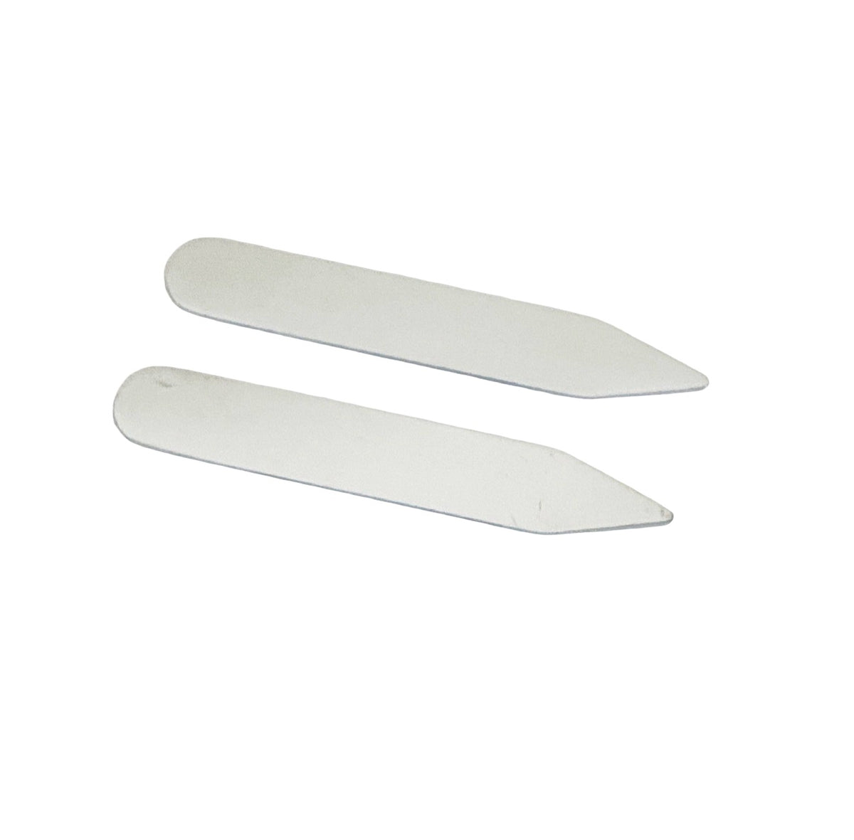 Shiny Stainless Steel Collar Stay Blank • 9mm x 56mm