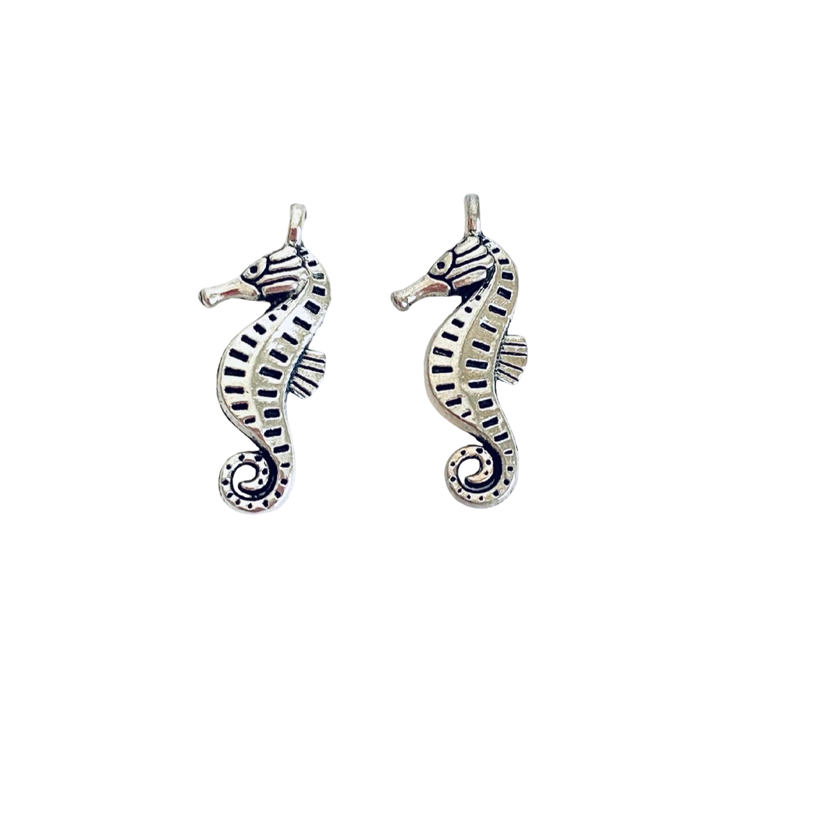 Base Metal Seahorse Charm