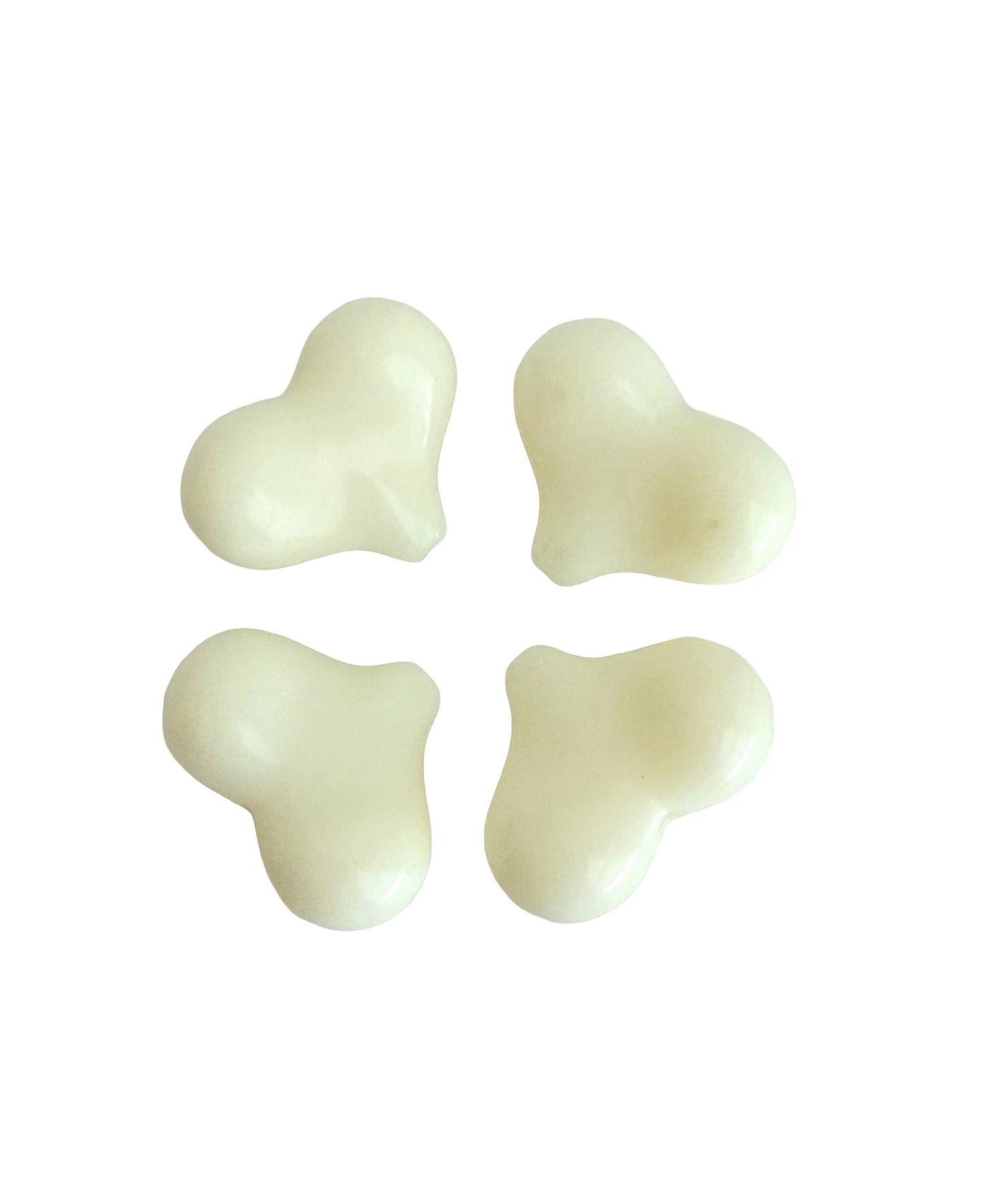 21mm Acrylic Puffy Heart Bead