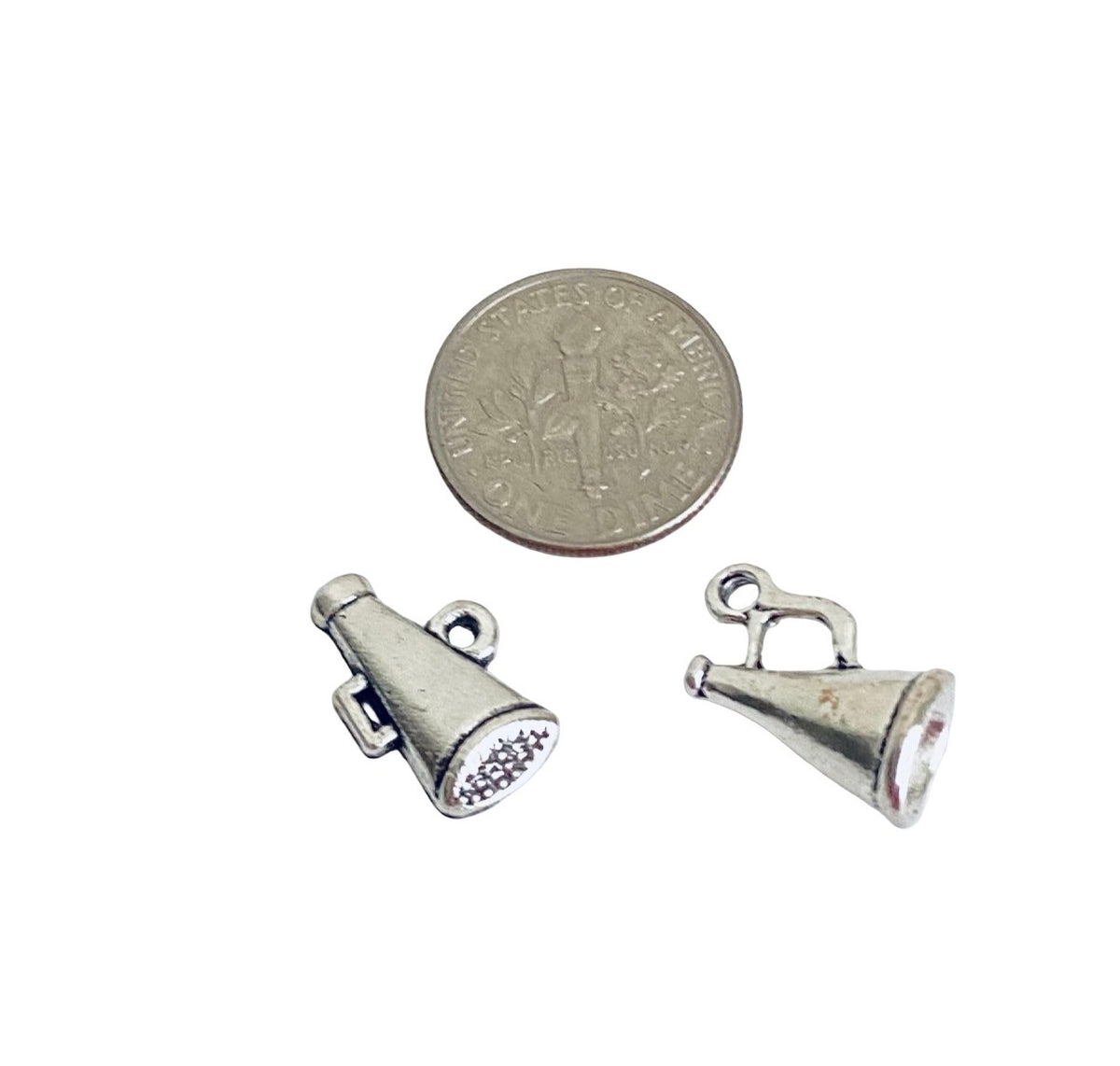 Base Metal Megaphone Charms
