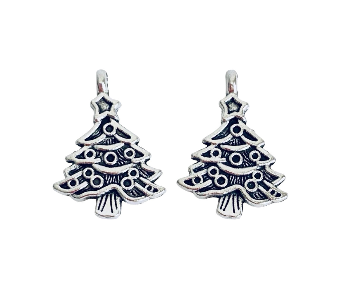 Base Metal Christmas Tree Charm