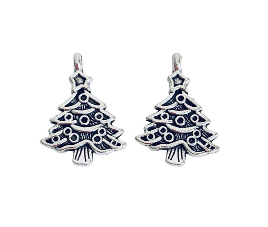 Base Metal Christmas Tree Charm