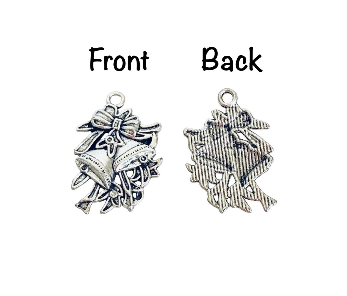 Base Metal Christmas Bells Charm