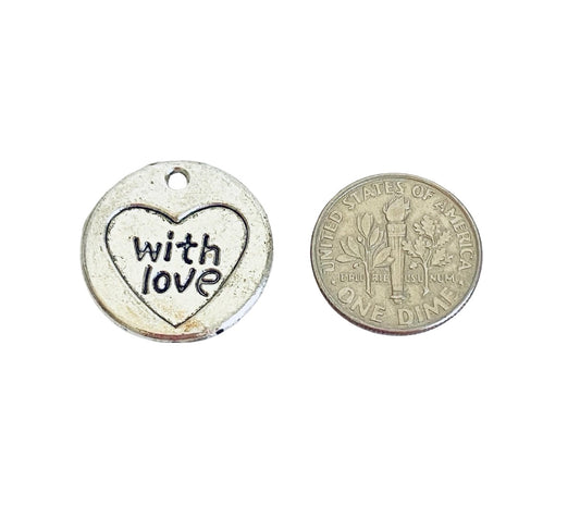 Base Metal With Love Charm