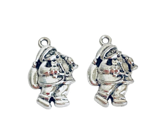 Base Metal Santa Charm