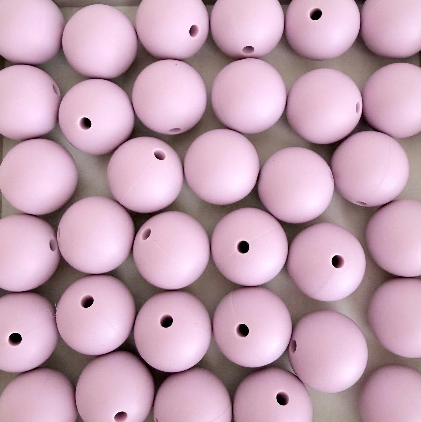 15mm Lavender Silicone Beads • Round Beads (Sold Per Piece) for Jewelry Making, Keychains & DIY Crafts