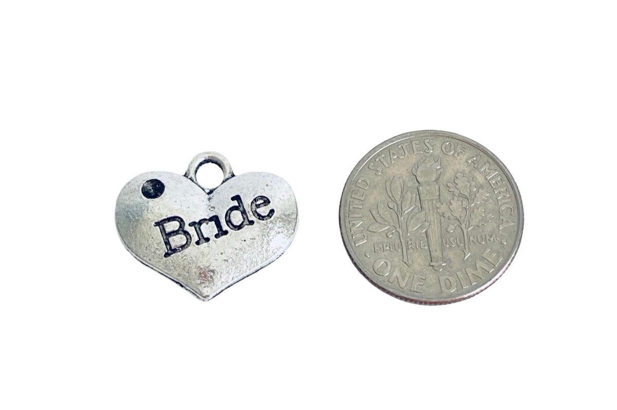 Base Metal Wedding Charms (Mother of Bride • Bride • Sister of Bride • Bridesmaid)