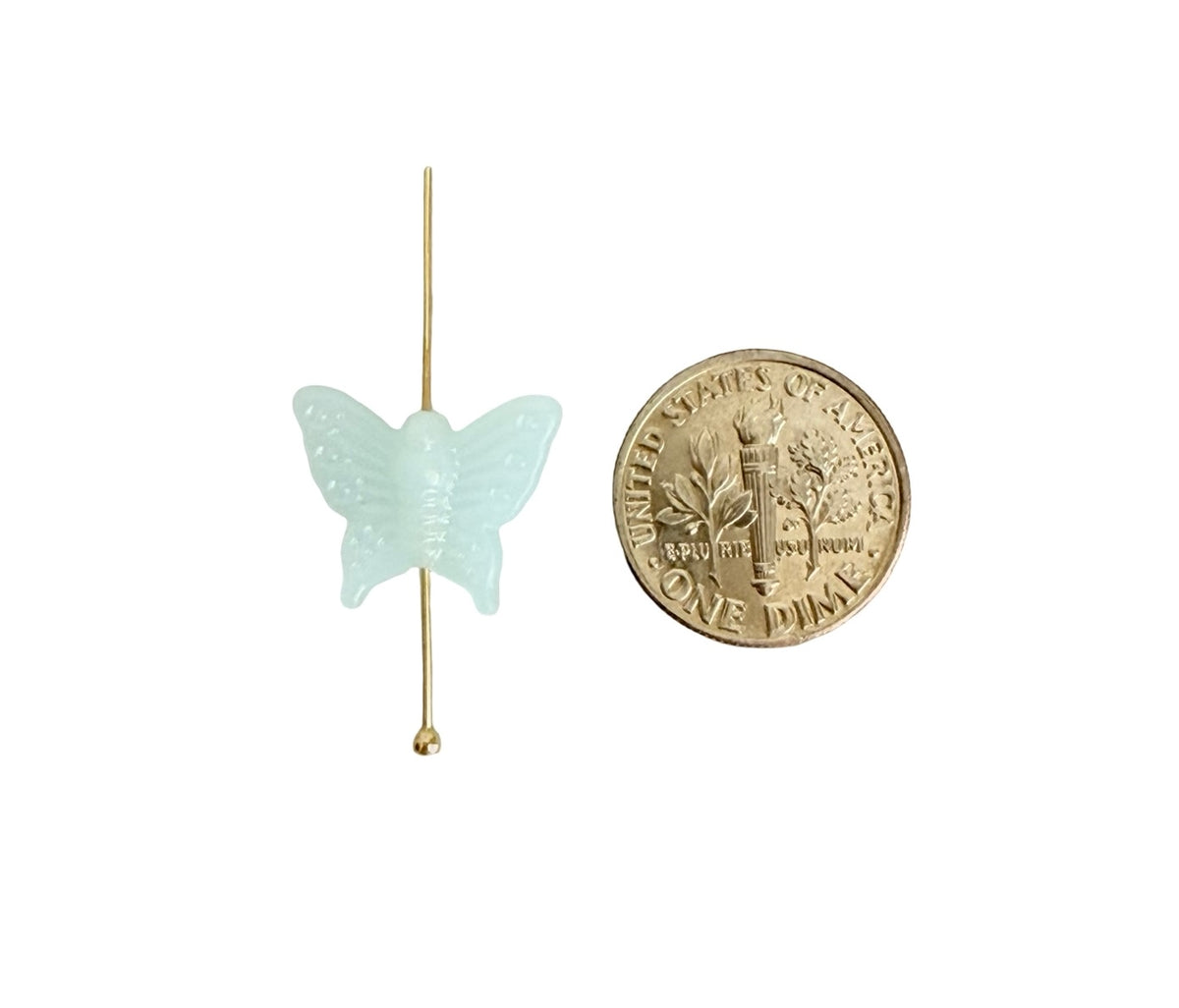Small Acrylic Butterfly Beads • Random Mix of Translucent Colors • Butterfly Beads for Jewelry Making