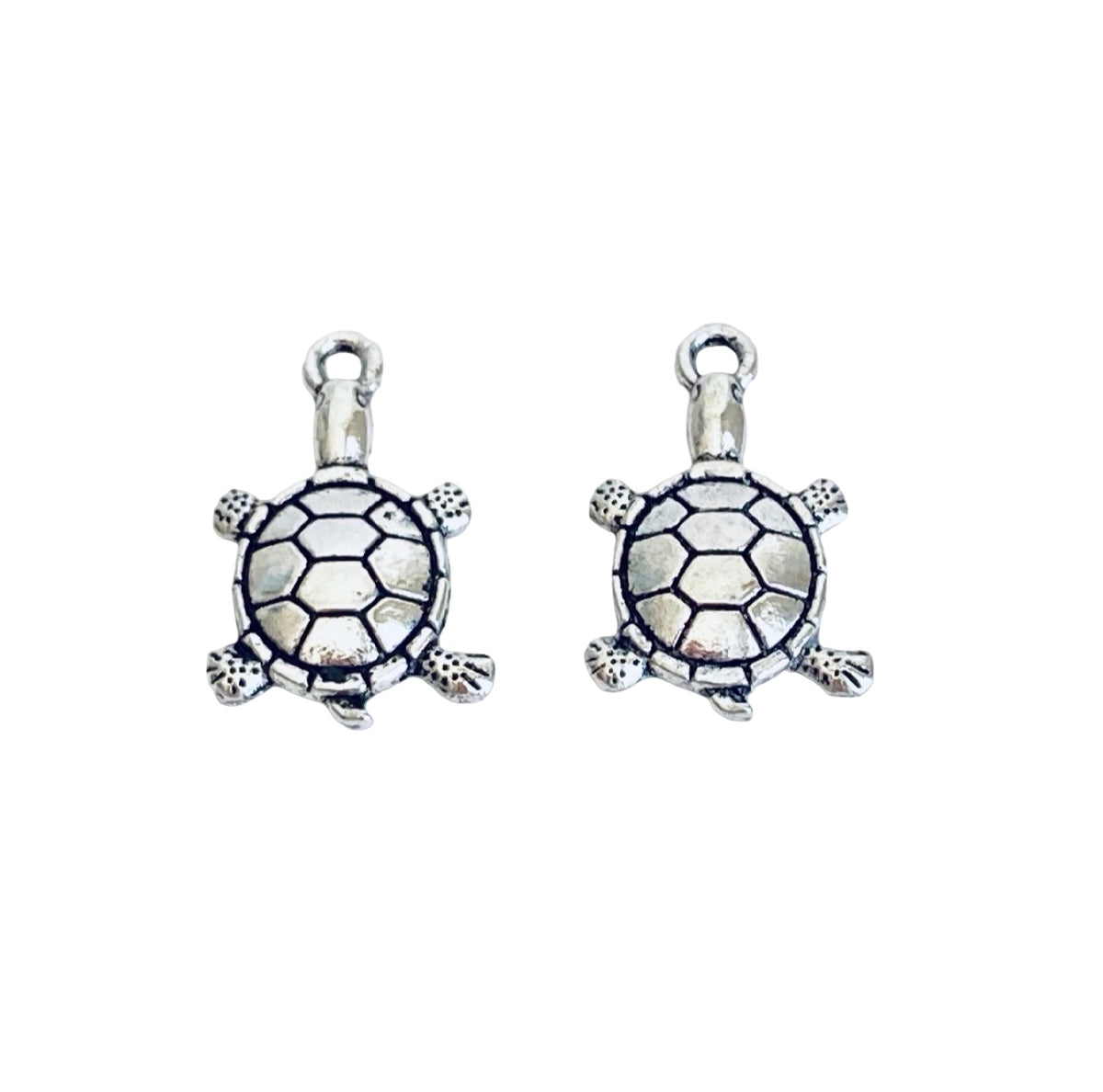 Base Metal Small Turtle Charm
