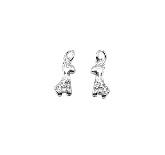 Sterling Silver Giraffe Charm • Sold Individually