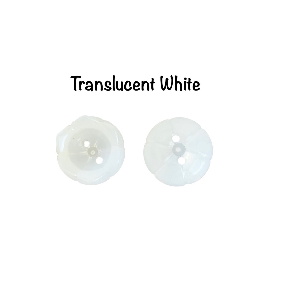 Acrylic Bellflower Beads • Transparent & Translucent Flower Beads for Jewelry Making & Crafts