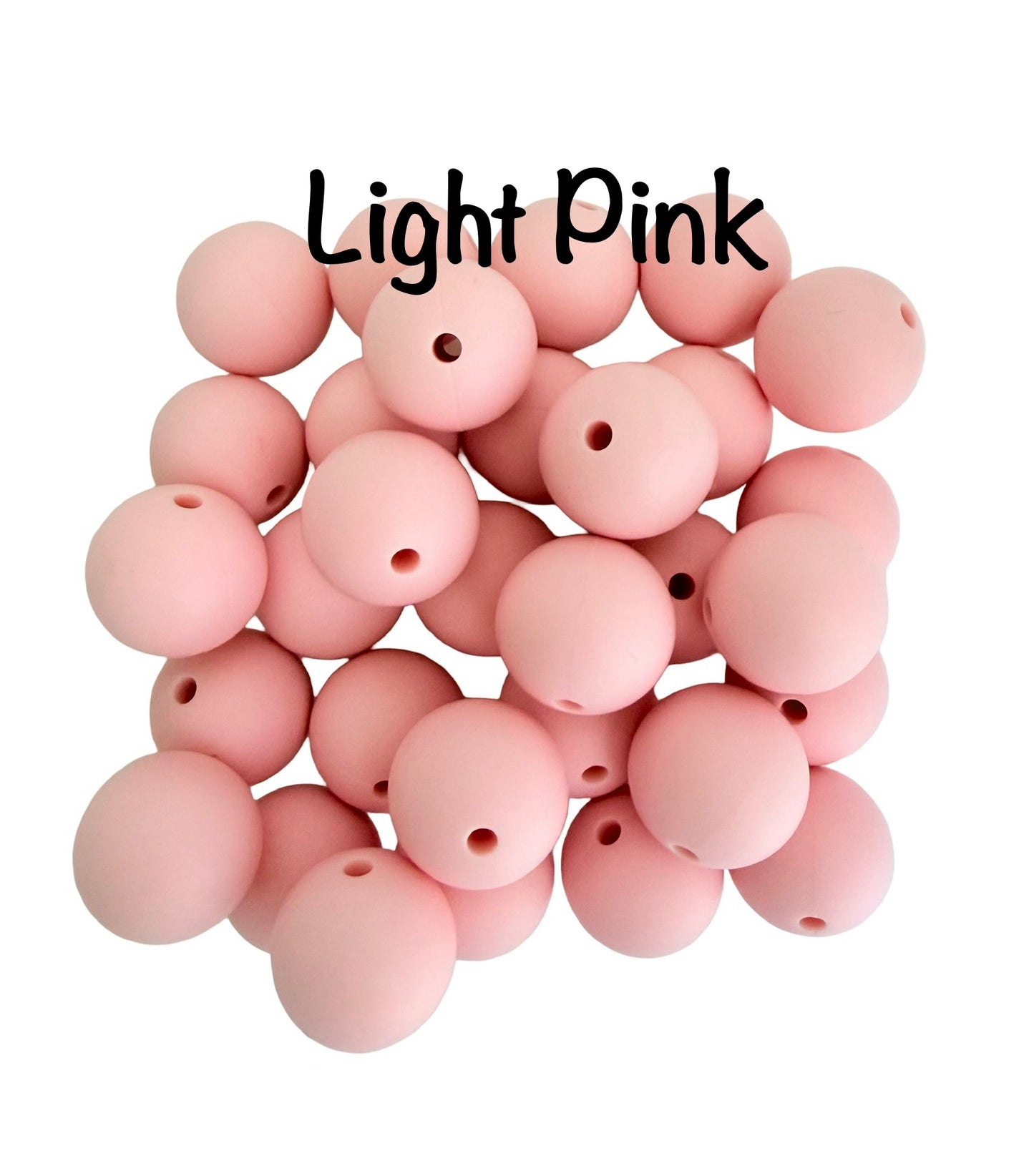 15mm Round Silicone Beads (Sold Individually)
