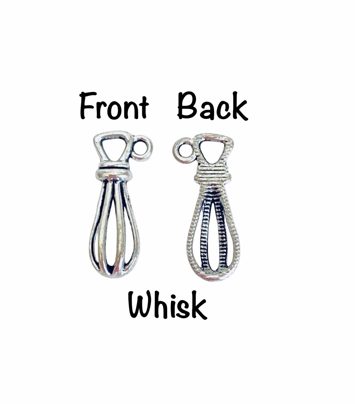 Base Metal Small Baking Charms (Tiny Measuring Cup • Stand Mixer • Muffin Pan • Whisk • Cookbook)