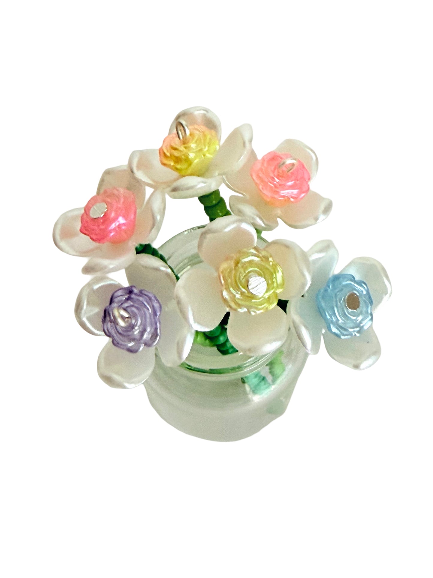 2.5” Handmade Plumeria Beaded Flowers • Bulk Options Available