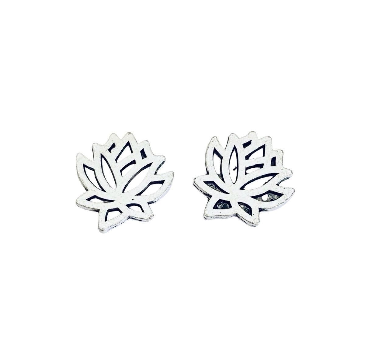Base Metal Lotus Flower Charms