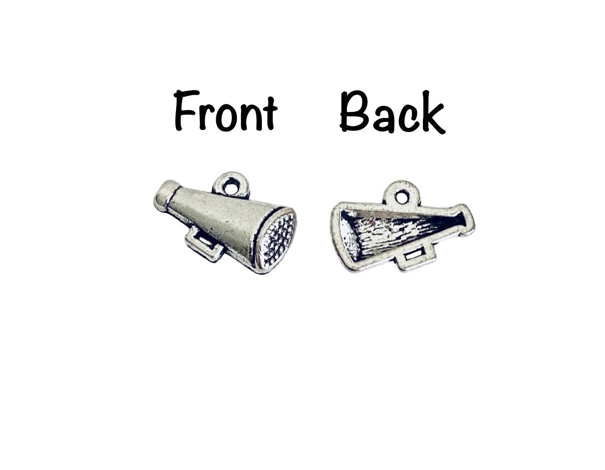 Base Metal Megaphone Charms