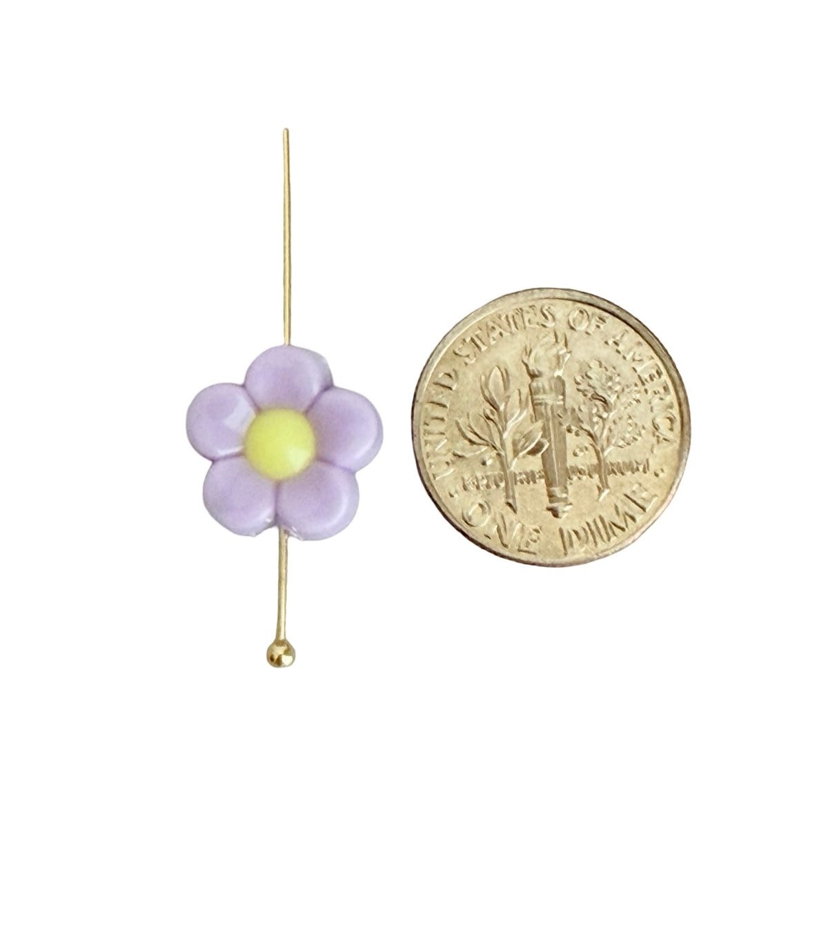 12mm Acrylic Flower Beads • Random Mix Flower Beads for Jewelry Making & Crafts