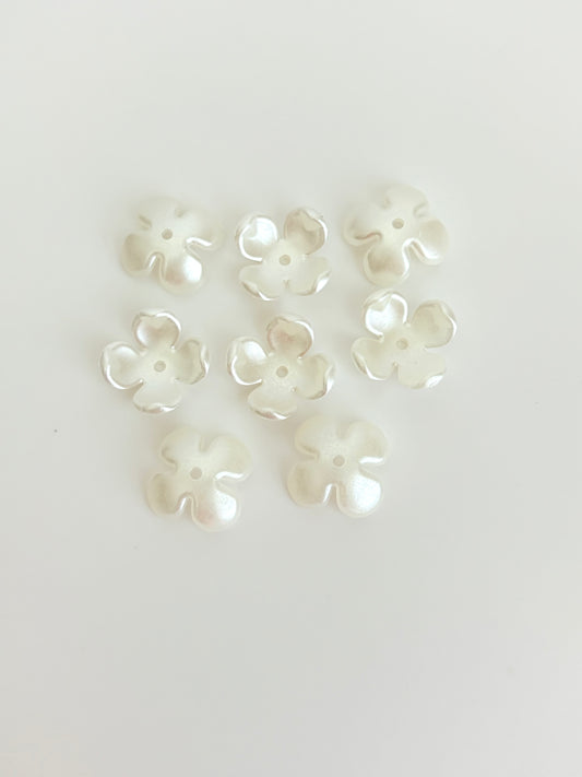 15mm Cherry Blossom Acrylic Flower Beads