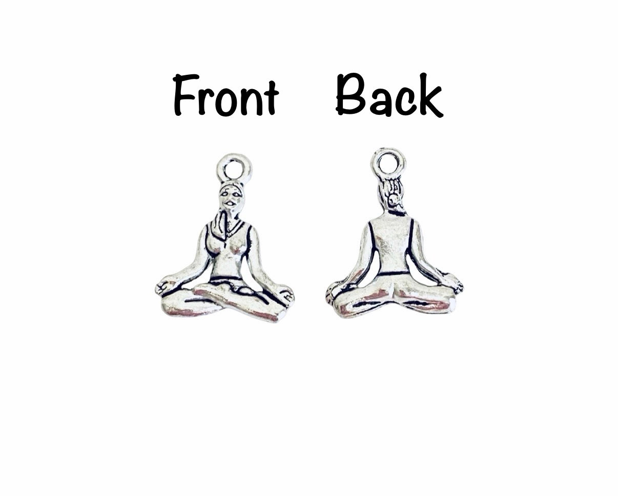 Base Metal Yoga Meditation Charms