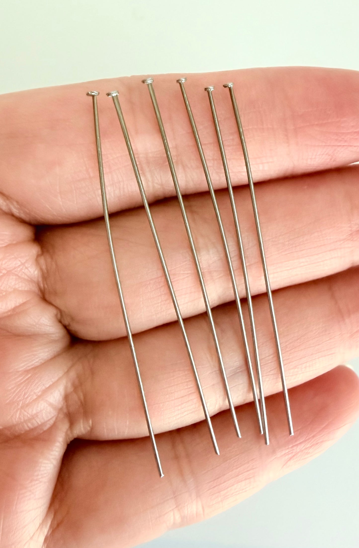 20 Gauge Stainless Steel Flat Head Pins • 0.6mm x 50mm