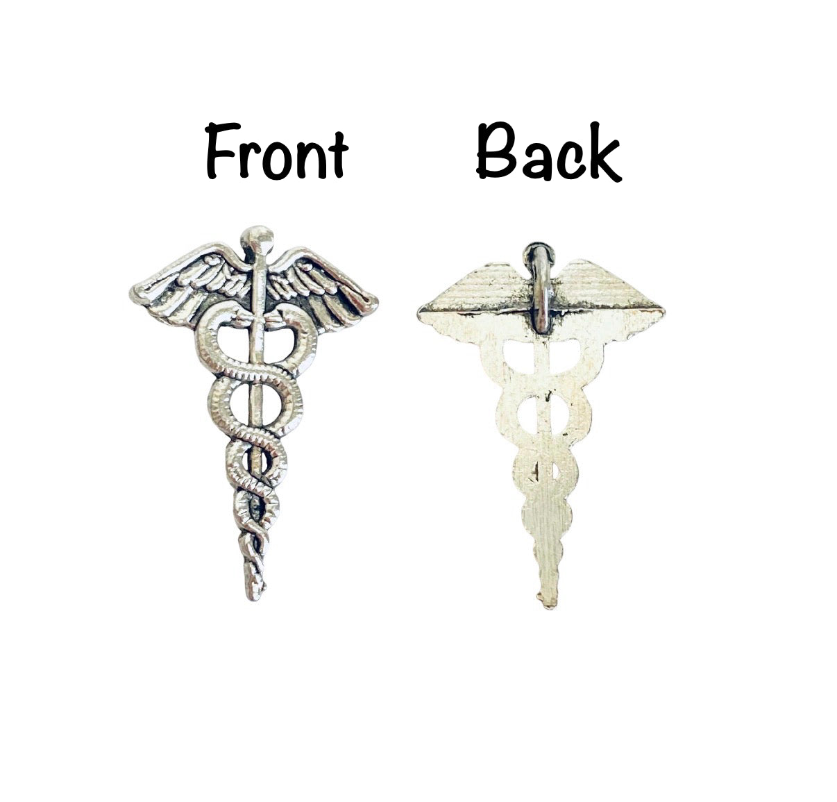 Base Metal Large Medical Charm