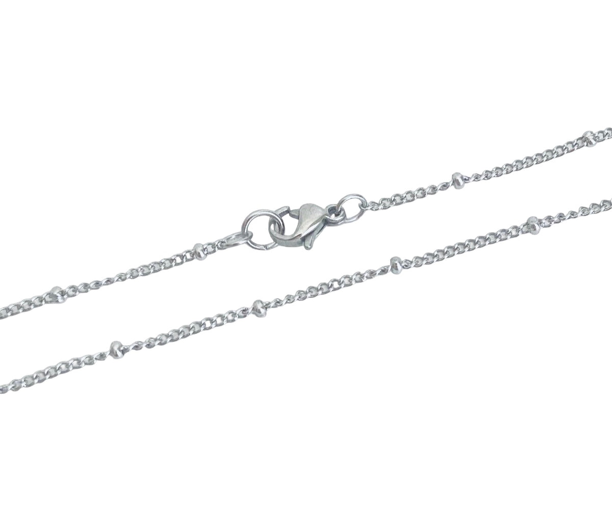 Satellite Chain Necklace • Stainless Steel & Gold over Stainless Steel